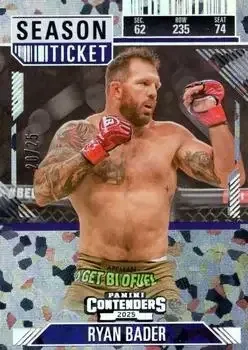 2025 Panini Contenders PFL feature card