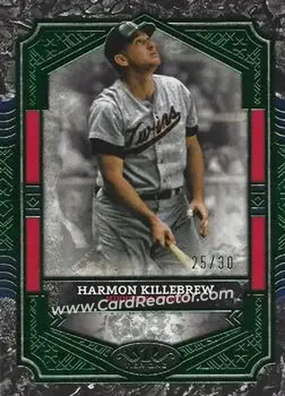 2025 Topps Tier One - Green Foil #3 - Harmon Killebrew - Minnesota Twins - Front