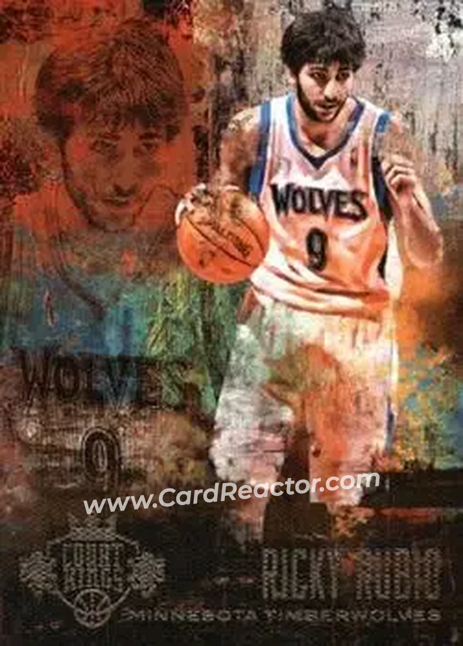 2013-14 Panini Court Kings #3 - Ricky Rubio - Minnesota Timberwolves - Front 2013-14 Panini Court Kings #3 - Ricky Rubio - Minnesota Timberwolves - Front