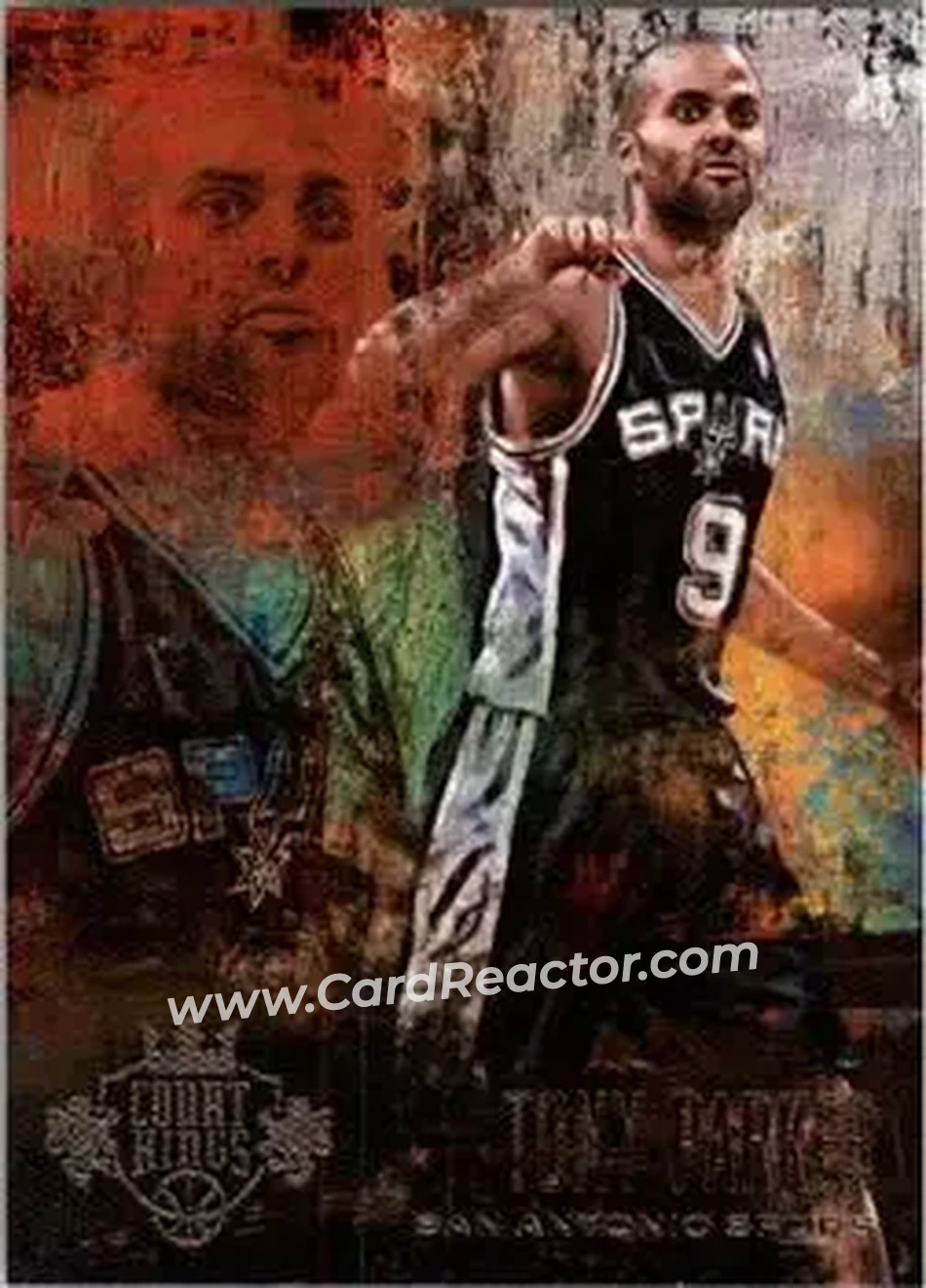 2013-14 Panini Court Kings #5 - Tony Parker - San Antonio Spurs - Front 2013-14 Panini Court Kings #5 - Tony Parker - San Antonio Spurs - Front