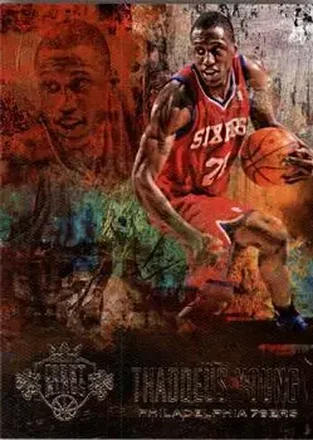 2013-14 Panini Court Kings #6 - Thaddeus Young - Philadelphia 76ers