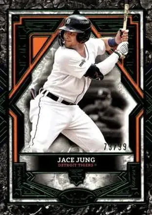 2025 Topps Tier One - Green Foil #87 - Jace Jung - Detroit Tigers