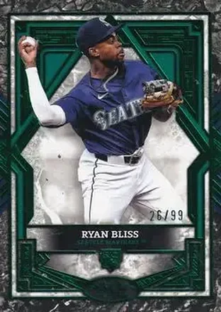 2025 Topps Tier One - Green Foil #89 - Ryan Bliss - Seattle Mariners