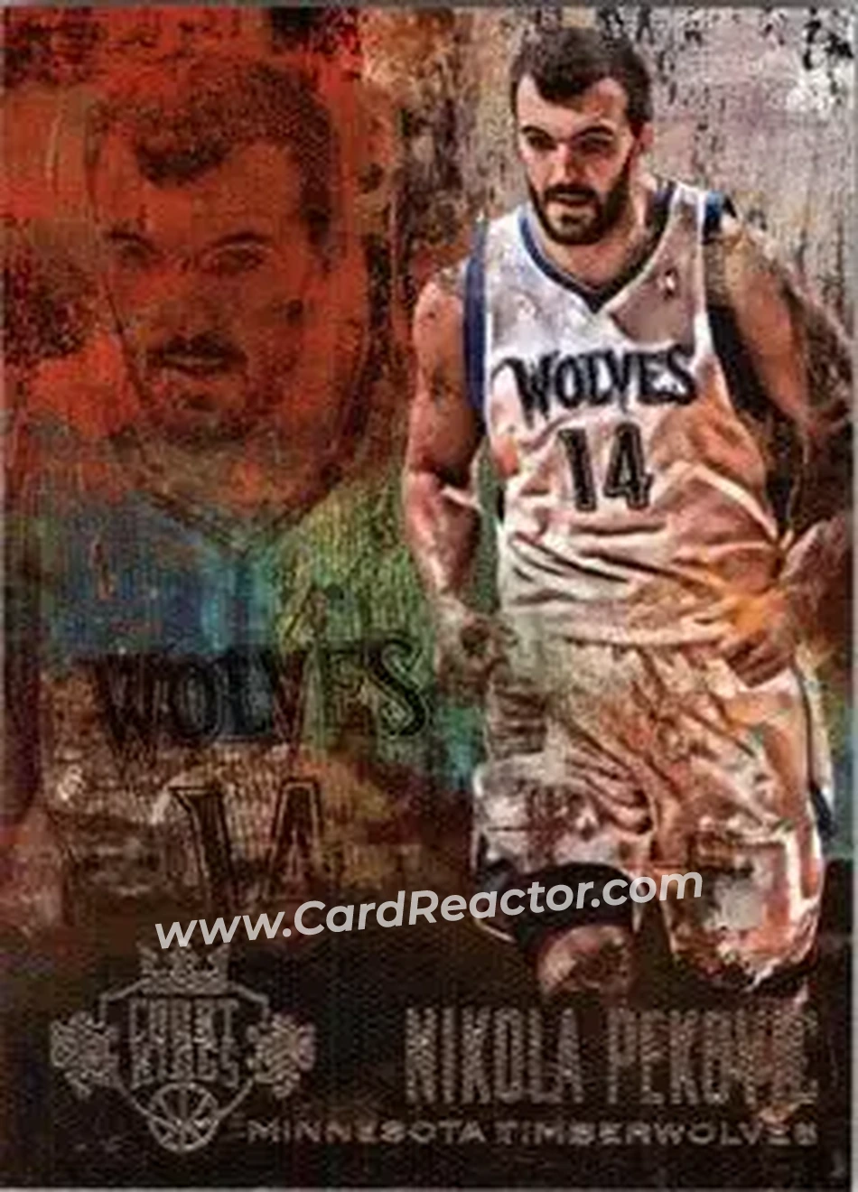 2013-14 Panini Court Kings #18 - Nikola Peković - Minnesota Timberwolves - Front 2013-14 Panini Court Kings #18 - Nikola Peković - Minnesota Timberwolves - Front