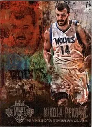 2013-14 Panini Court Kings #18 - Nikola Peković - Minnesota Timberwolves