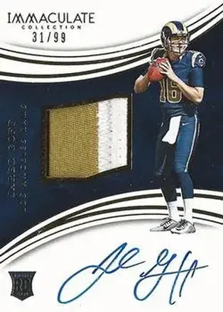 2016 Panini Immaculate Collection #101 - Jared Goff - Los Angeles Rams