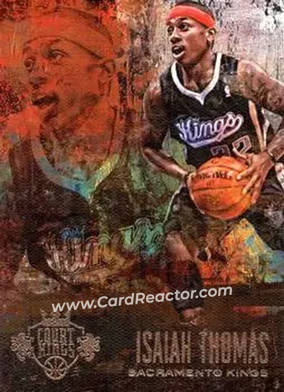 2013-14 Panini Court Kings #21 - Isaiah Thomas - Sacramento Kings - Front 2013-14 Panini Court Kings #21 - Isaiah Thomas - Sacramento Kings - Front