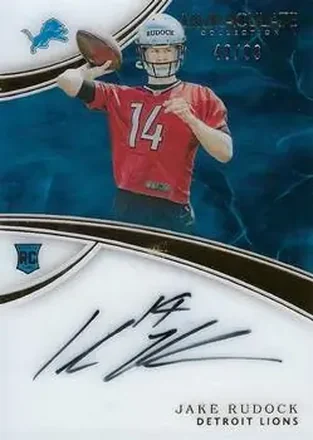 2016 Panini Immaculate Collection #143 - Jake Rudock - Detroit Lions