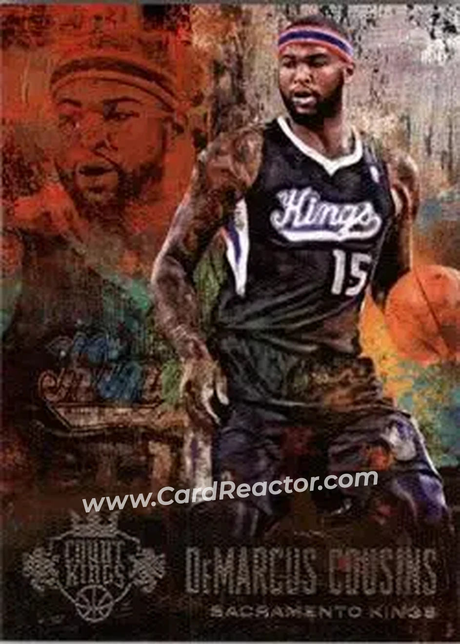 2013-14 Panini Court Kings #23 - DeMarcus Cousins - Sacramento Kings - Front