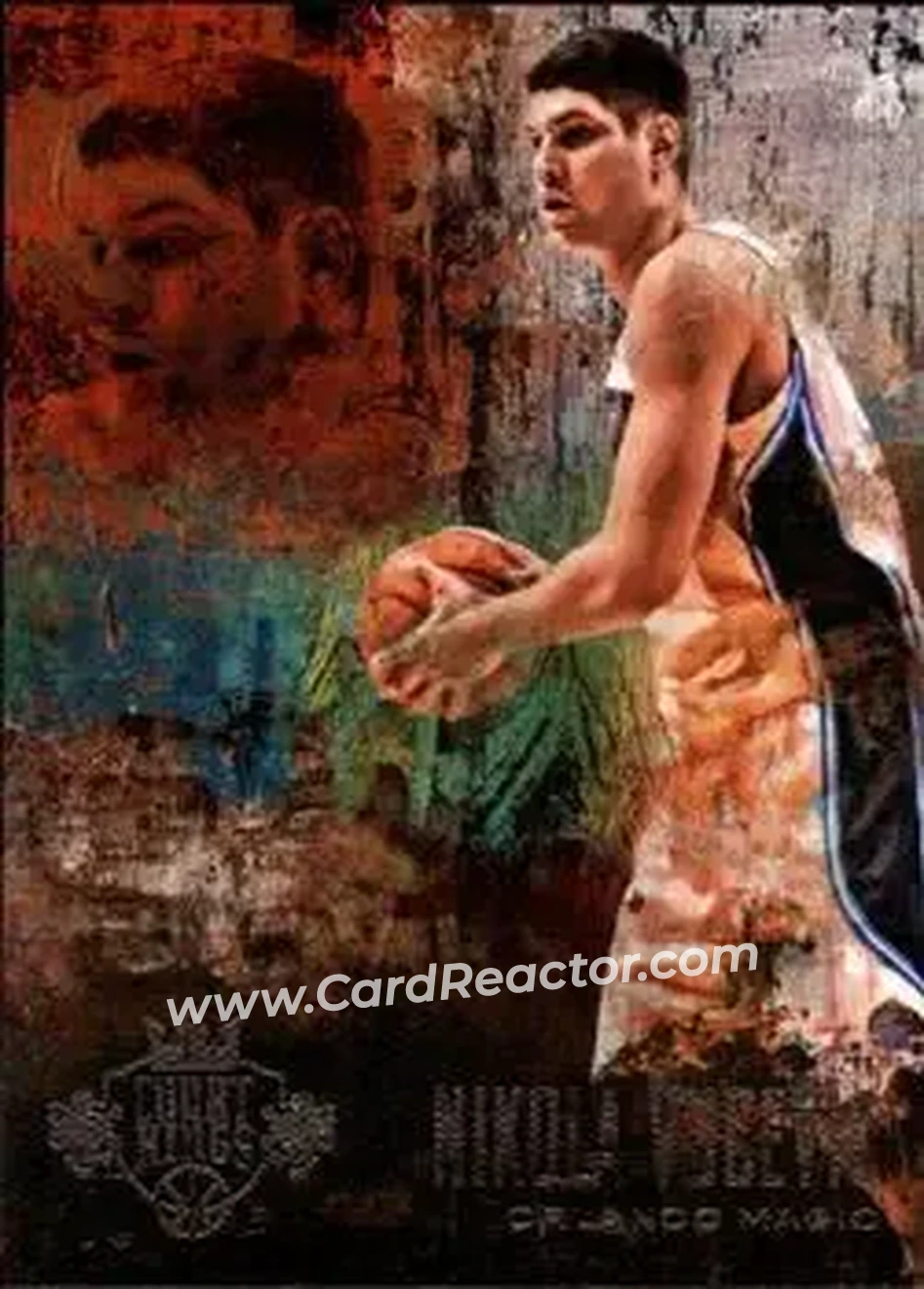 2013-14 Panini Court Kings #24 - Nikola Vučević - Orlando Magic - Front