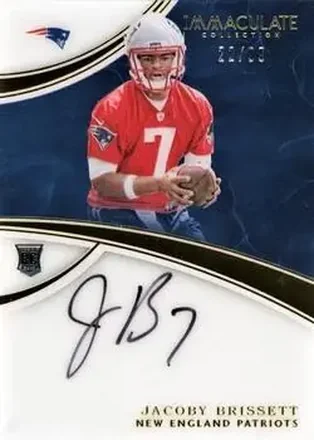 2016 Panini Immaculate Collection #158 - Jacoby Brissett - New England Patriots