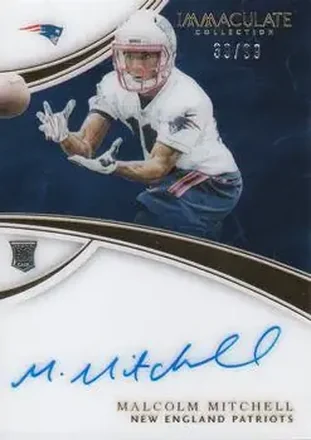 2016 Panini Immaculate Collection #164 - Malcolm Mitchell - New England Patriots