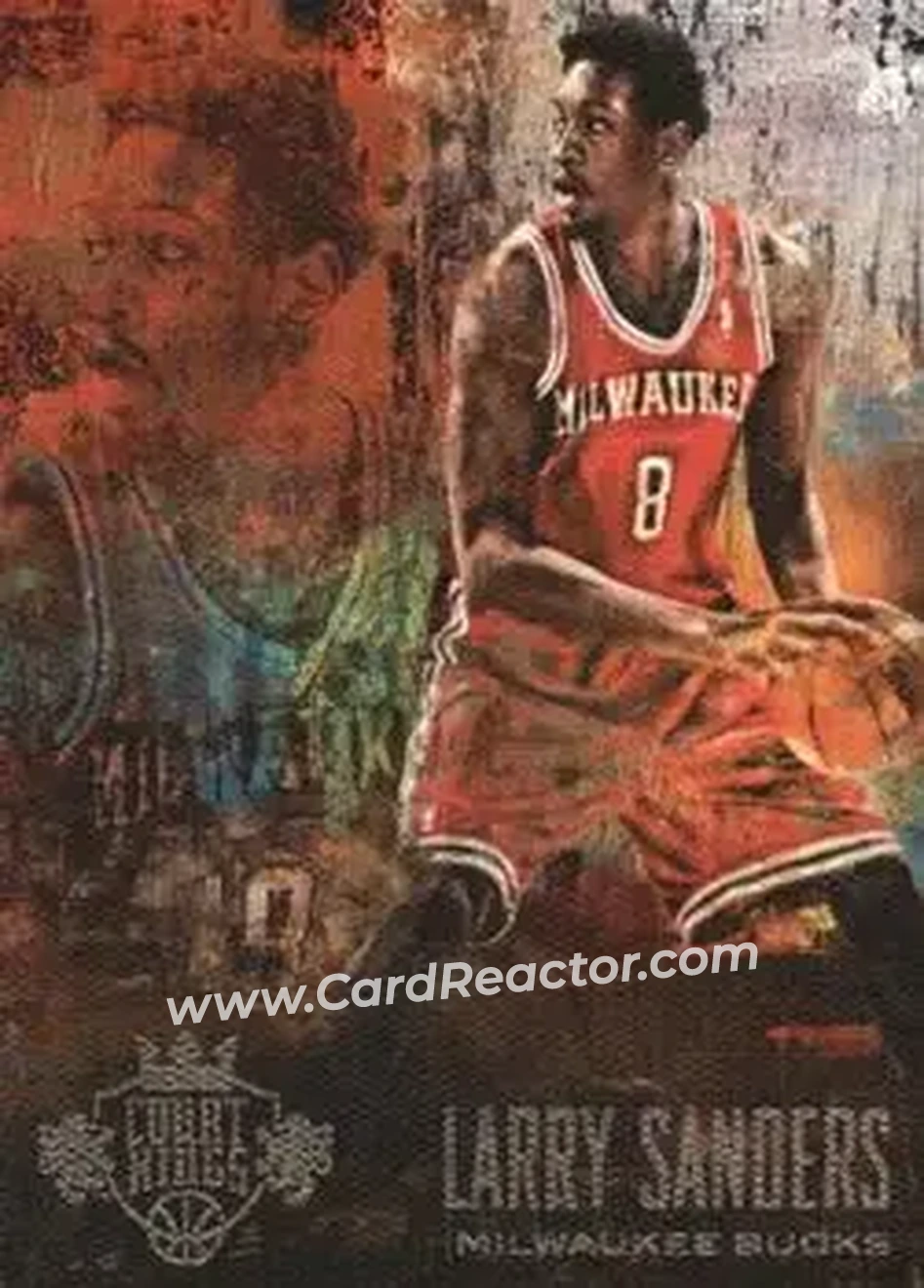2013-14 Panini Court Kings #25 - Larry Sanders - Milwaukee Bucks - Front