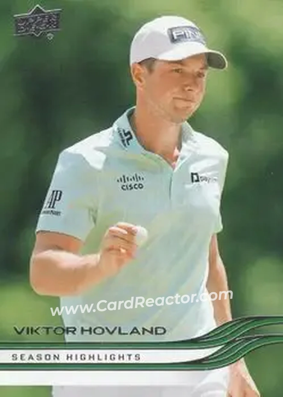 2026 Upper Deck #46 - Viktor Hovland - Front 2026 Upper Deck #46 - Viktor Hovland - Front