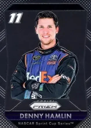 2016 Panini Prizm #11 - Denny Hamlin - Joe Gibbs Racing
