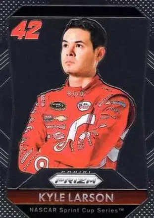 2016 Panini Prizm #36 - Kyle Larson - Chip Ganassi Racing with Felix Sabates