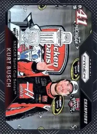 2016 Panini Prizm #68 - Kurt Busch - Stewart-Haas Racing