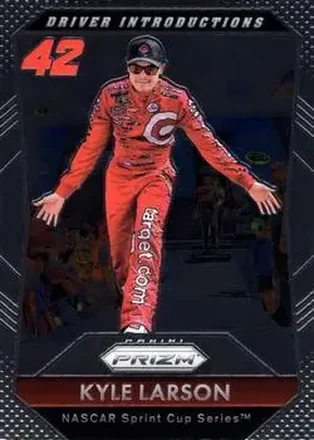 2016 Panini Prizm #85 - Kyle Larson - Chip Ganassi Racing with Felix Sabates