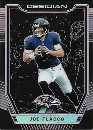 2018 Panini Obsidian - Electric Etch Purple #39 - Joe Flacco - Baltimore Ravens