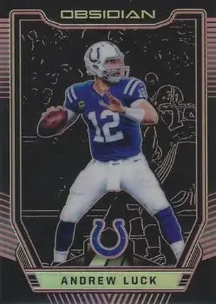 2018 Panini Obsidian - Electric Etch Purple #57 - Andrew Luck - Indianapolis Colts