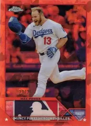 2023 Topps Chrome Update Sapphire Edition - Orange #USCS179 - Max Muncy - Los Angeles Dodgers