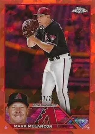 2023 Topps Chrome Update Sapphire Edition - Orange #USCS217 - Mark Melancon - Arizona Diamondbacks