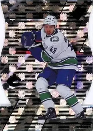 2023-24 SPx - NHL Shield Hologram Die Cut #93 - Quinn Hughes - Vancouver Canucks
