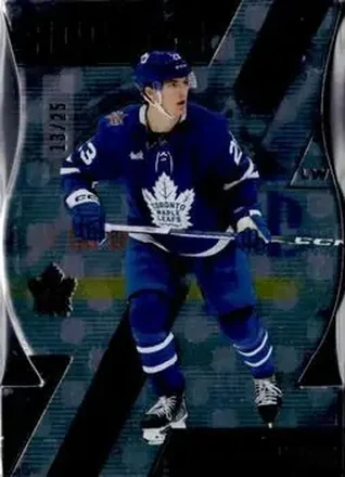2023-24 SPx - NHL Shield Hologram Die Cut #134 - Matthew Knies - Toronto Maple Leafs