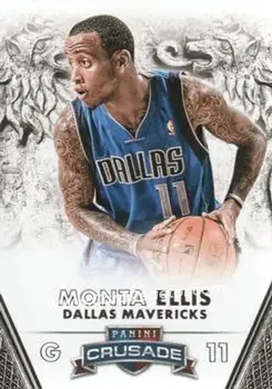 2013-14 Panini Crusade #5 - Monta Ellis - Dallas Mavericks - Front