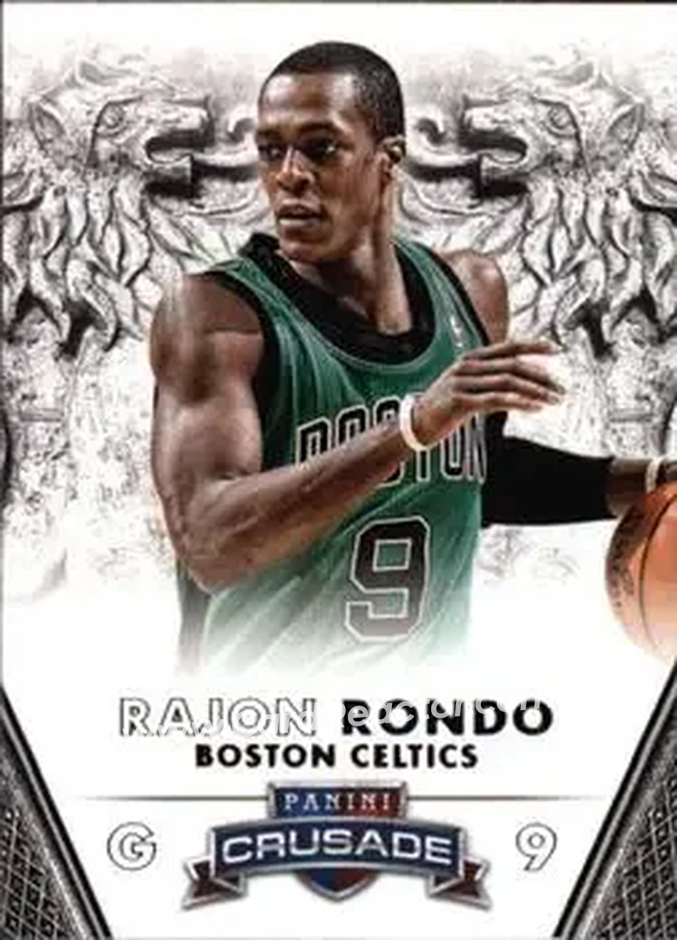 2013-14 Panini Crusade #7 - Rajon Rondo - Boston Celtics - Front 2013-14 Panini Crusade #7 - Rajon Rondo - Boston Celtics - Front