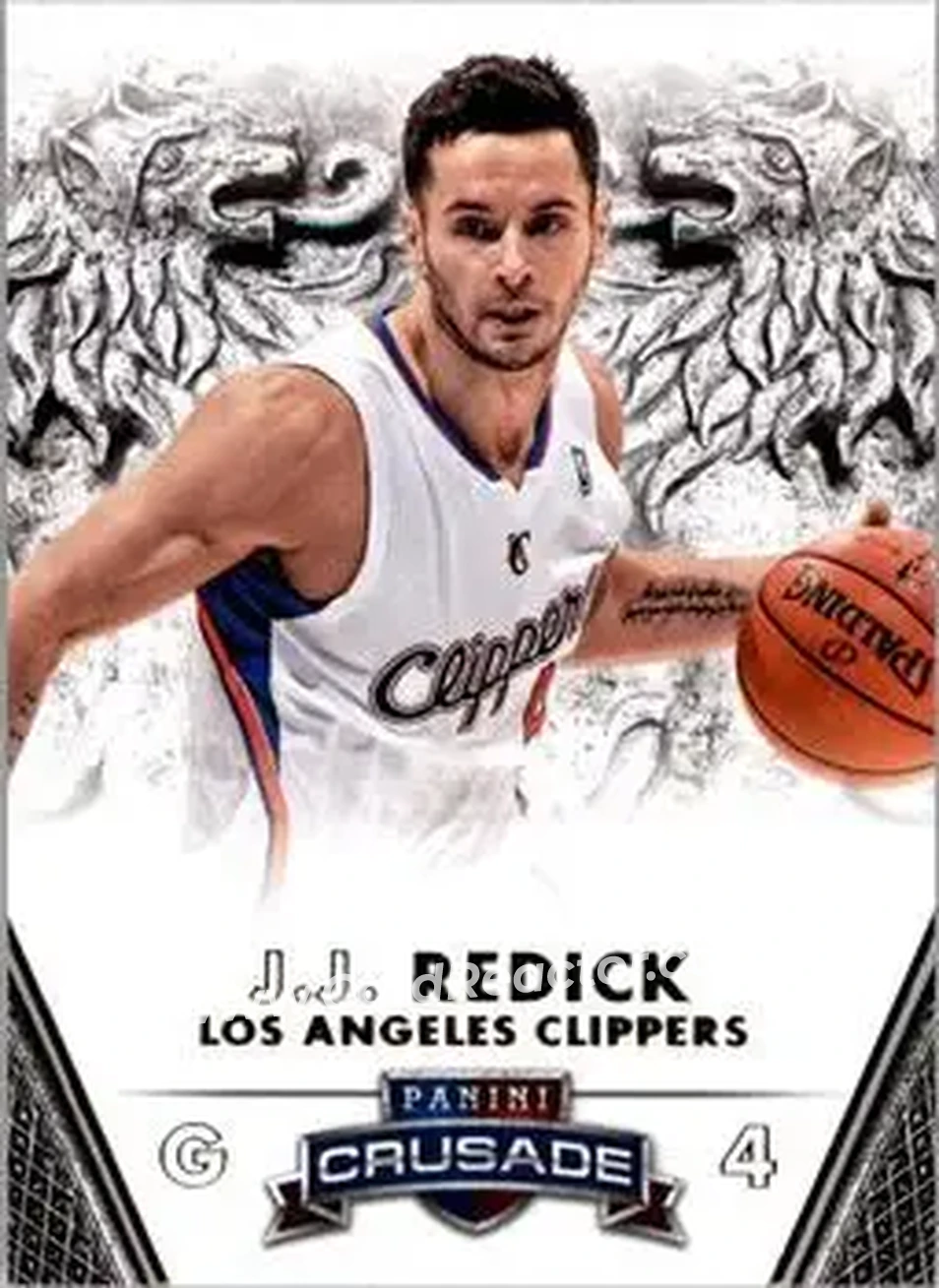 2013-14 Panini Crusade #11 - JJ Redick - Los Angeles Clippers - Front 2013-14 Panini Crusade #11 - JJ Redick - Los Angeles Clippers - Front