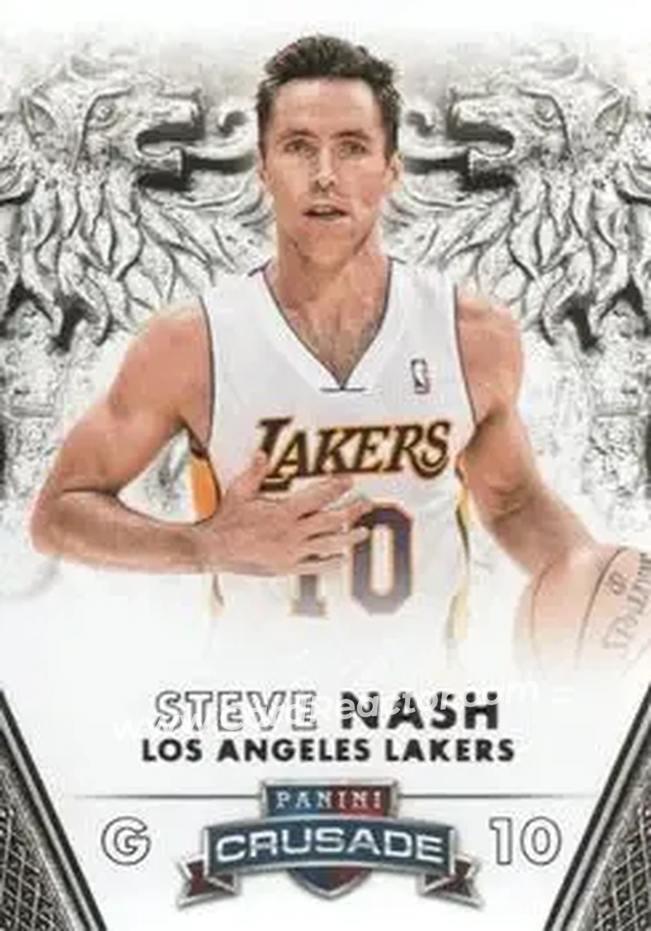 2013-14 Panini Crusade #13 - Steve Nash - Los Angeles Lakers - Front 2013-14 Panini Crusade #13 - Steve Nash - Los Angeles Lakers - Front