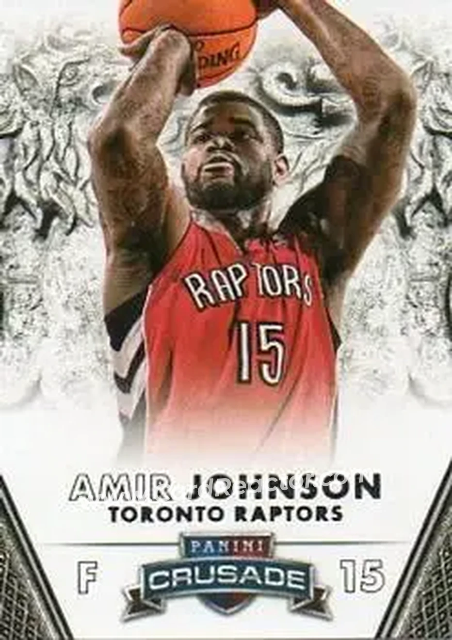 2013-14 Panini Crusade #16 - Amir Johnson - Toronto Raptors - Front 2013-14 Panini Crusade #16 - Amir Johnson - Toronto Raptors - Front