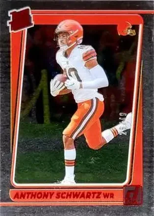 2021 Clearly Donruss - Red #82 - Anthony Schwartz - Cleveland Browns