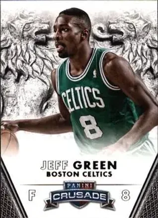 2013-14 Panini Crusade #17 - Jeff Green - Boston Celtics 2013-14 Panini Crusade #17 - Jeff Green - Boston Celtics