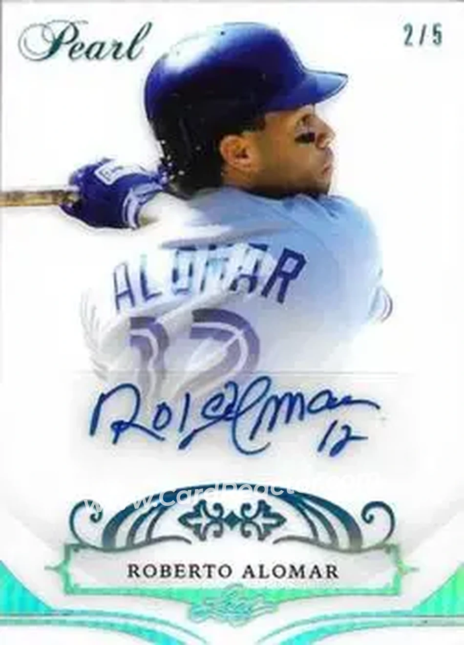 2018-19 Leaf Pearl - Autographs Platinum #AU-RA1 - Roberto Alomar - Front
