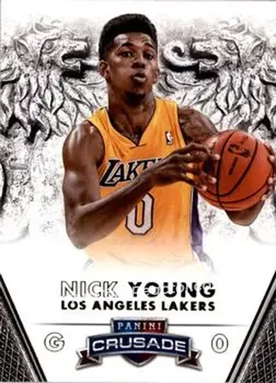 2013-14 Panini Crusade #22 - Nick Young - Los Angeles Lakers - Front 2013-14 Panini Crusade #22 - Nick Young - Los Angeles Lakers - Front