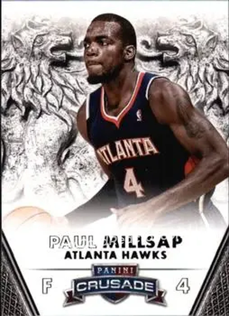 2013-14 Panini Crusade #23 - Paul Millsap - Atlanta Hawks - Front 2013-14 Panini Crusade #23 - Paul Millsap - Atlanta Hawks - Front