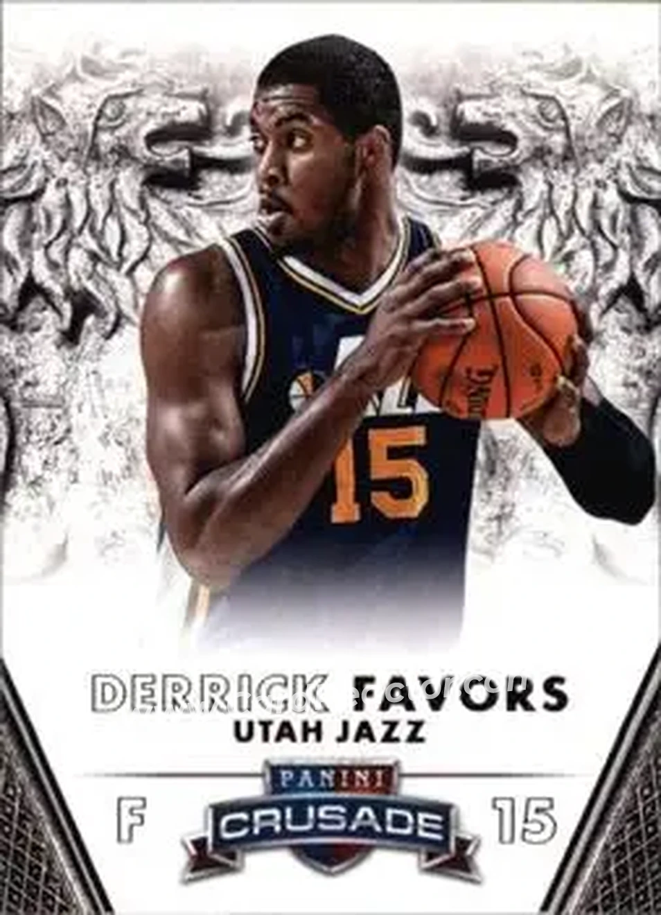 2013-14 Panini Crusade #29 - Derrick Favors - Utah Jazz - Front