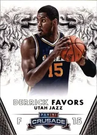 2013-14 Panini Crusade #29 - Derrick Favors - Utah Jazz