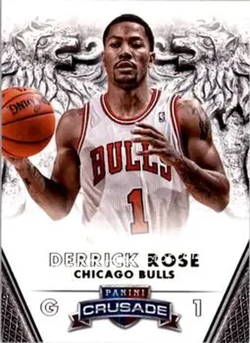 2013-14 Panini Crusade #30 - Derrick Rose - Chicago Bulls - Front