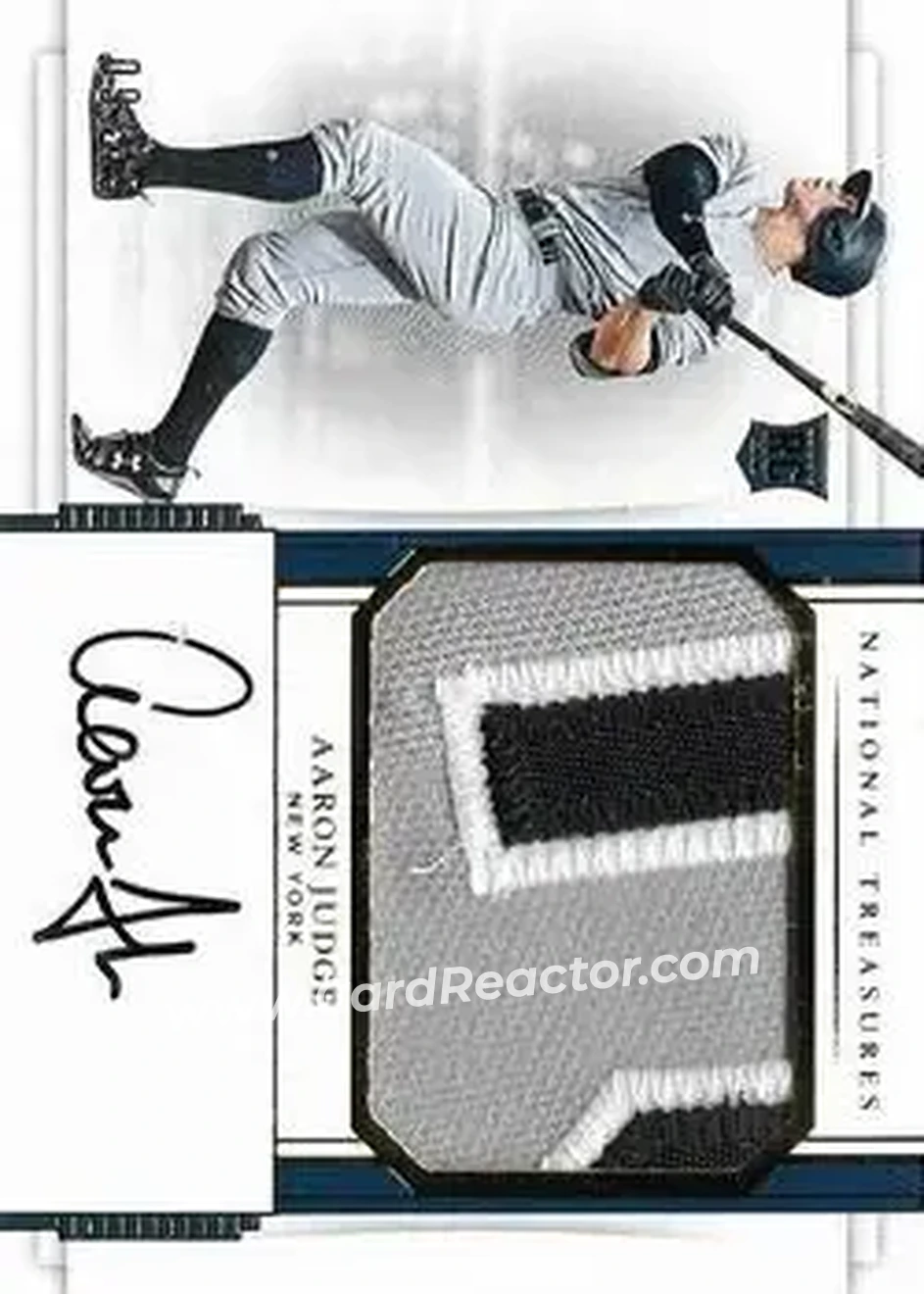 2017 Panini National Treasures - Gold #162 - Aaron Judge - New York Yankees - Front