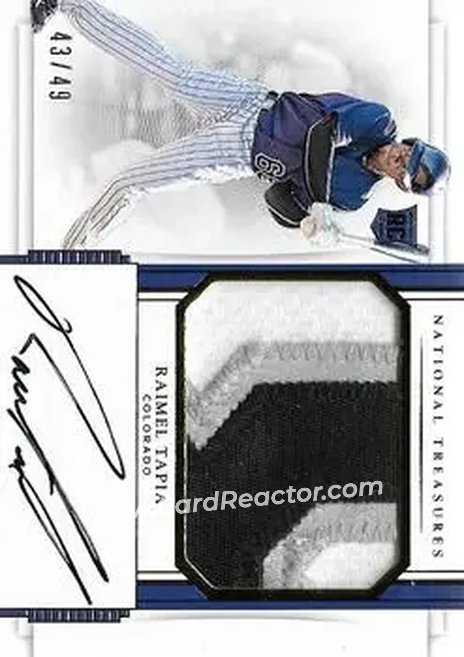 2017 Panini National Treasures - Gold #171 - Raimel Tapia - Colorado Rockies - Front