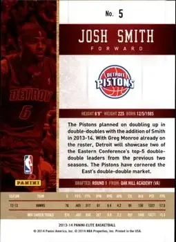 Back of Josh Smith