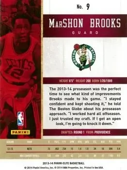 Back of MarShon Brooks