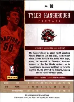 Back of Tyler Hansbrough
