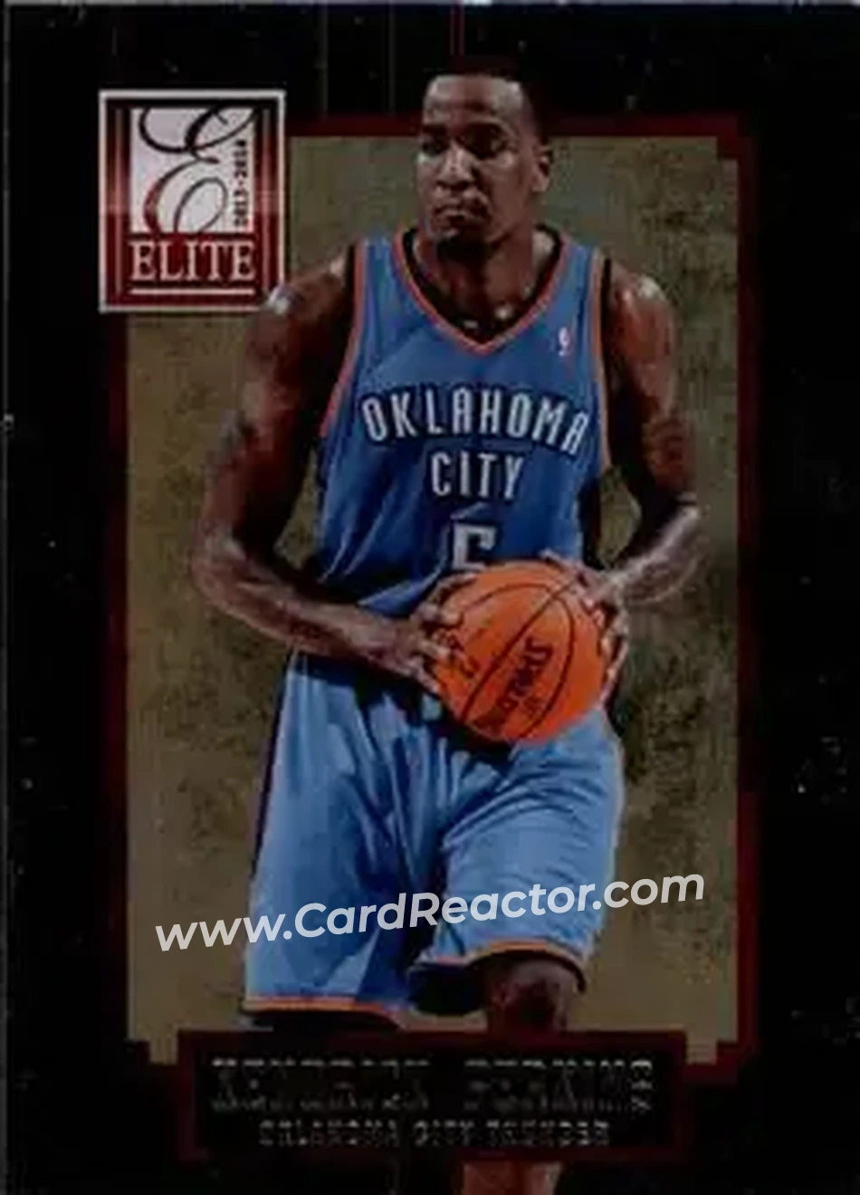 2013-14 Panini Elite #13 - Kendrick Perkins - Oklahoma City Thunder - Front