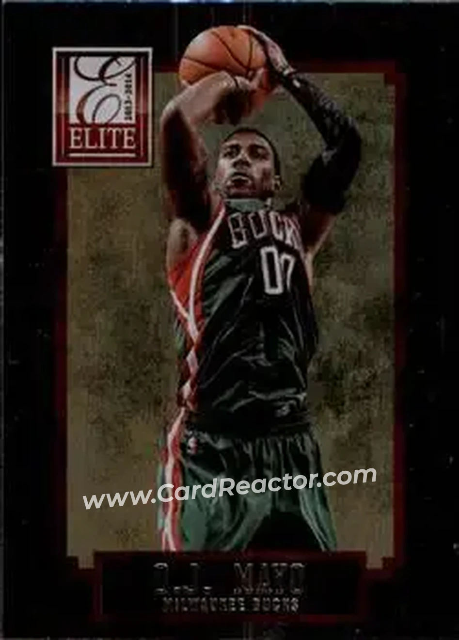 2013-14 Panini Elite #22 - O.J. Mayo - Milwaukee Bucks - Front