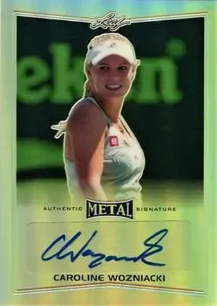 2016 Leaf Metal #BA-CW1 - Caroline Wozniacki