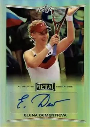 2016 Leaf Metal #BA-ED1 - Elena Dementieva